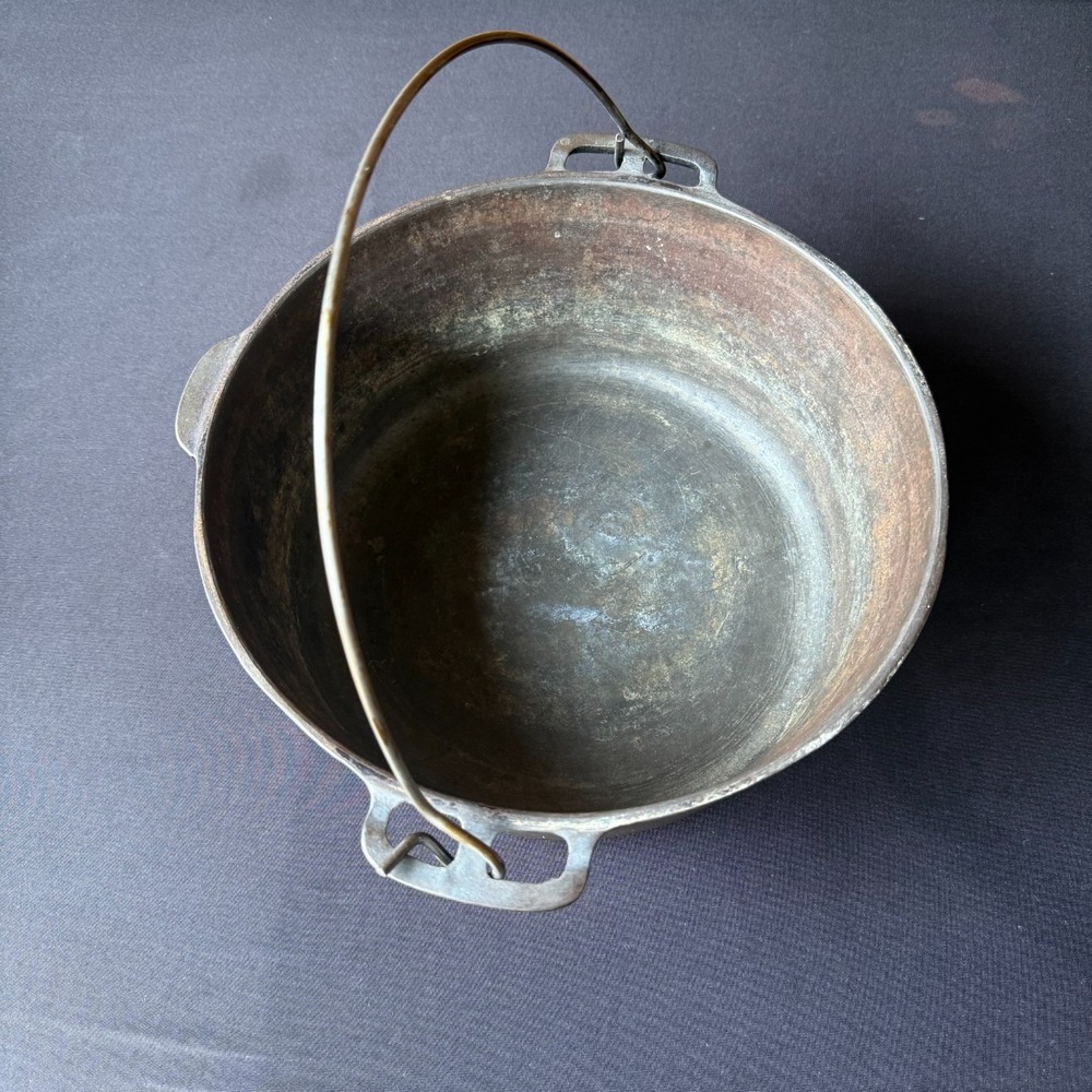 Vintage Wagner Ware Sidney O 1268B Cast Iron Dutch‎ Oven Kettle No Lid